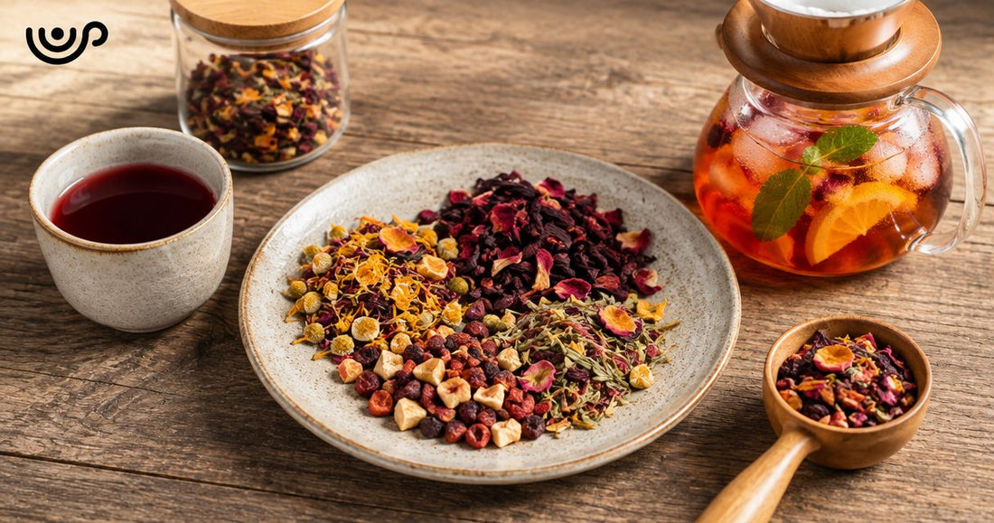 Loose leaf herbal tea for iced tea: choosing fruity blends