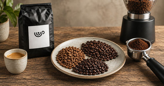 Single origin coffee for espresso: roast and grind choices